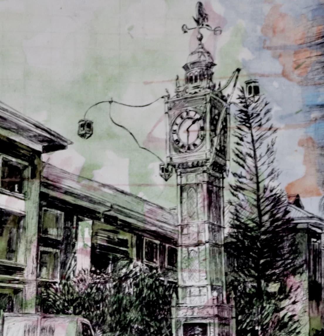 Detail of Victoria’s clocktower